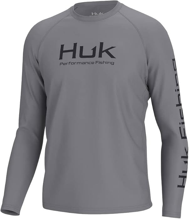 HUK Men's Pursuit Vented Long Sleeve Fishing Shirt (+30 UPF) | Amazon (US)