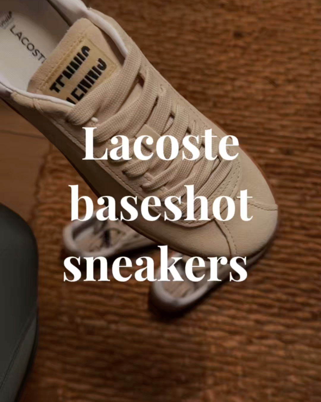 Lacoste baseshot suede sneakers 👟 in off white are on sale right now and all sizes are available last time I checked. 
Love the quality, the comfort and the retro design 🥰 I’ve owned this model in orange and pink before and I loved everything about them so when it came to a pair of sneakers in neutral color I got 2 pairs! 

#LTKWatchNow #LTKShoeCrush #LTKSaleAlert