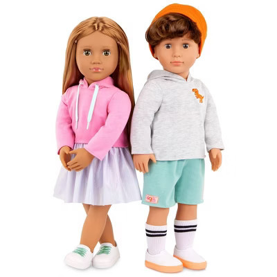 Our Generation Lizzie & Oliver Set of 2 Best Friends 18" Dolls: Fashion Theme, Plastic and Polyester Materials | Target