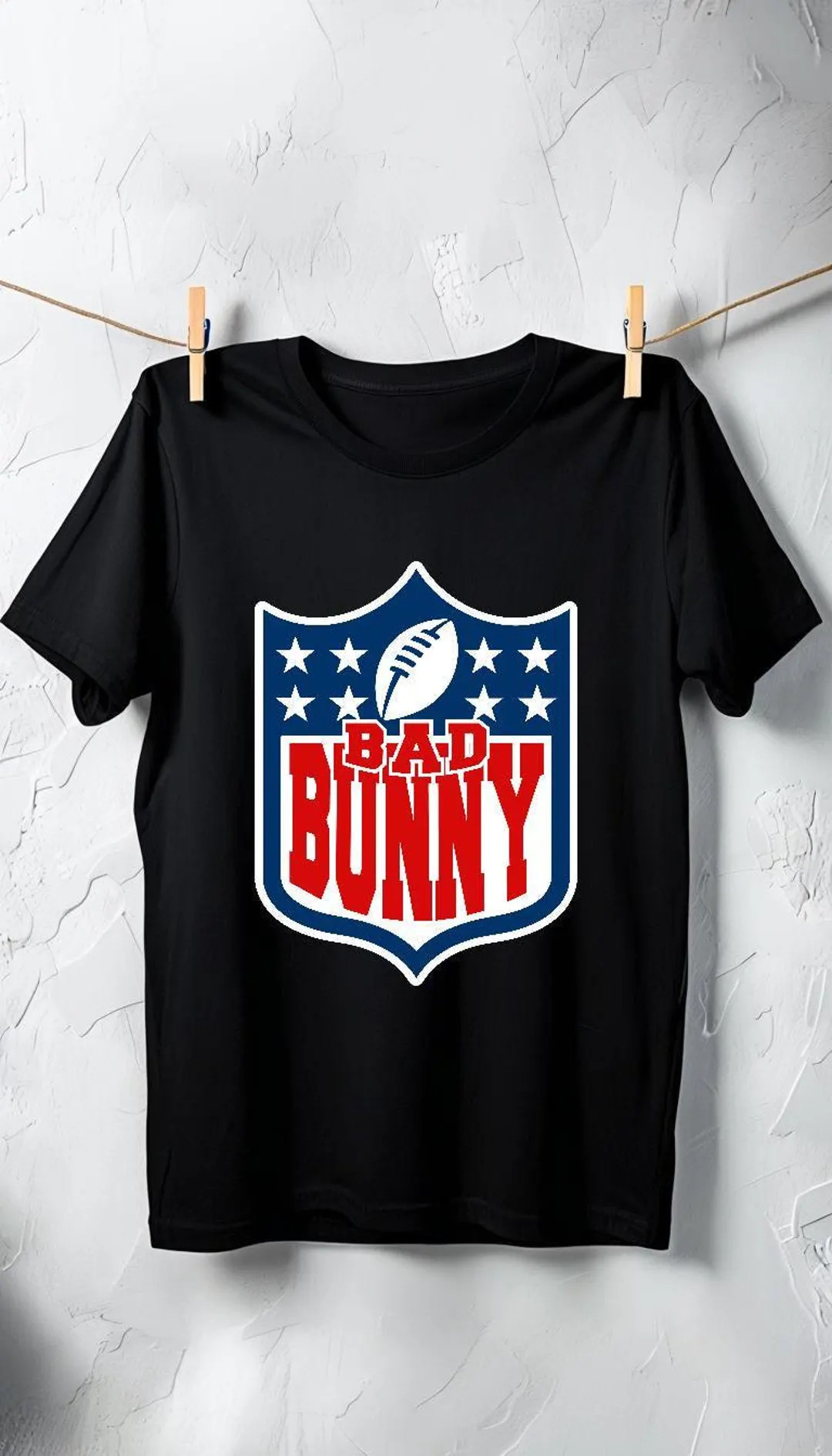 Bad Bunny Football Shirt: Benito Bowl Fan Gift Sweatshirt, Logo, Super Bowel Halftime Show, Footb... | Etsy (US)