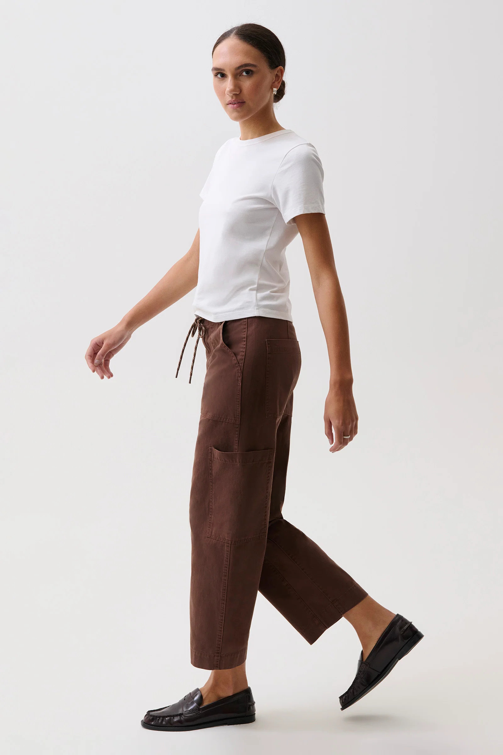 Sabrina Curved Utility Pants - Lindt | Pistola Denim