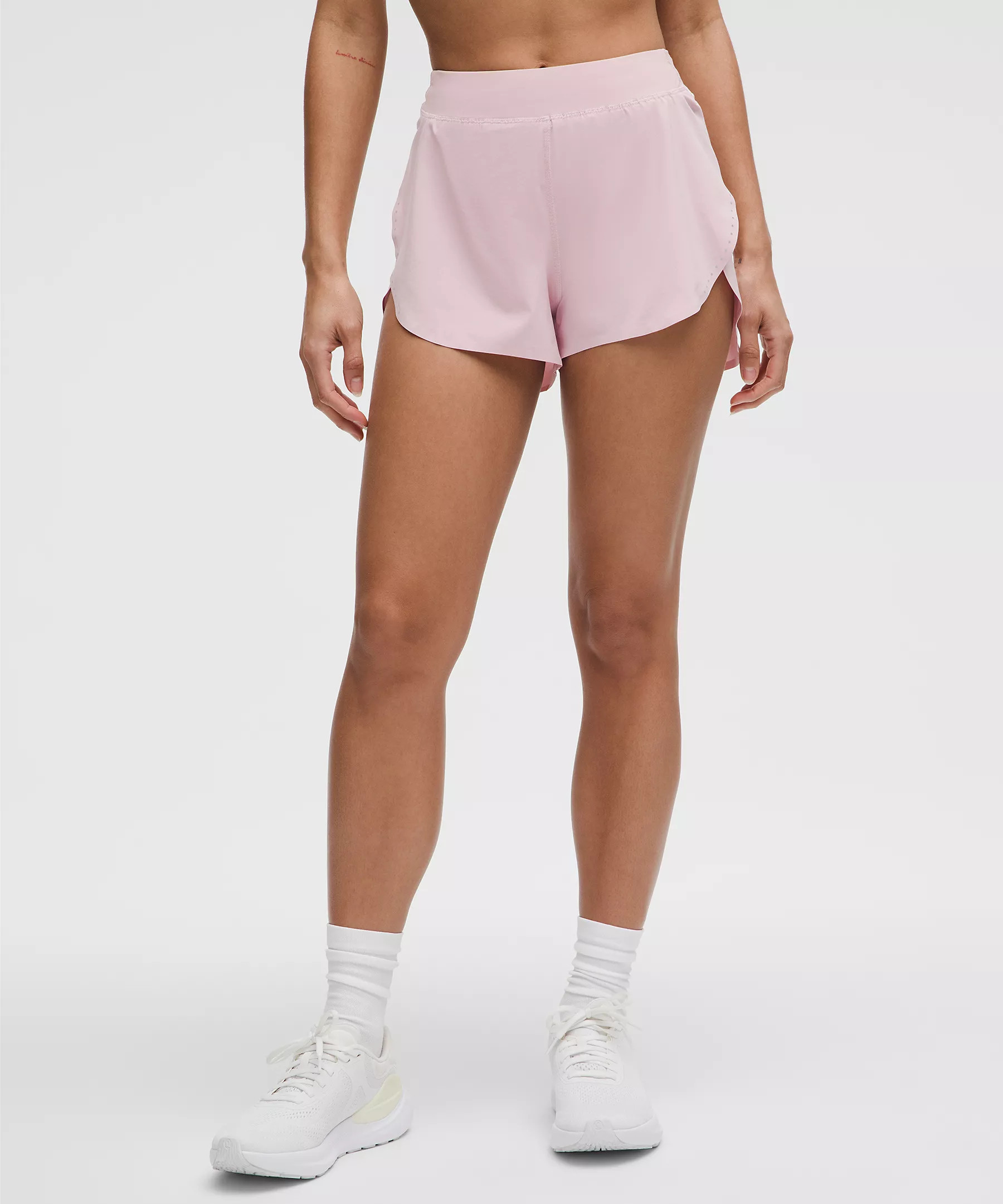 Fast and Free High-Rise Classic-Fit Split Short 3" | Women's Shorts | lululemon | Lululemon (US)