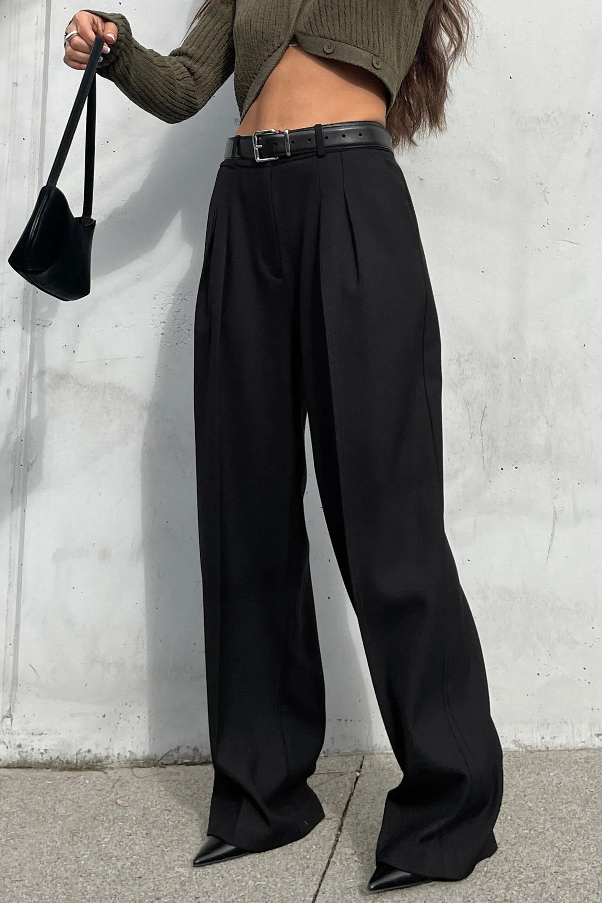 WIDE LEG TROUSER | OAK + FORT