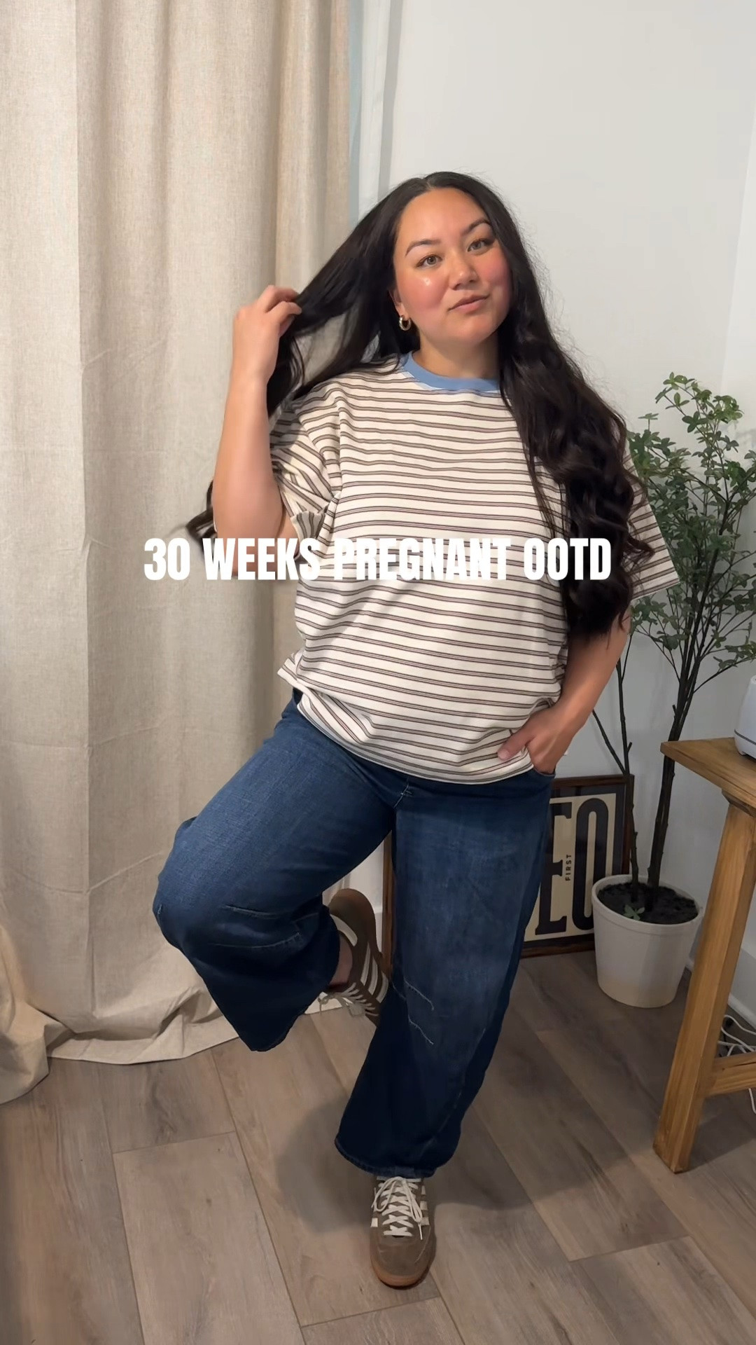 30 weeks pregnant✨ 

jeans // TTS, pretty snug now that I hit 3rd trimester 
Tshirt // L 


Maternity outfits//comfy casual//casual outfits // gap finds // mom outfits

#LTKmomlife #LTKBump #LTKootd