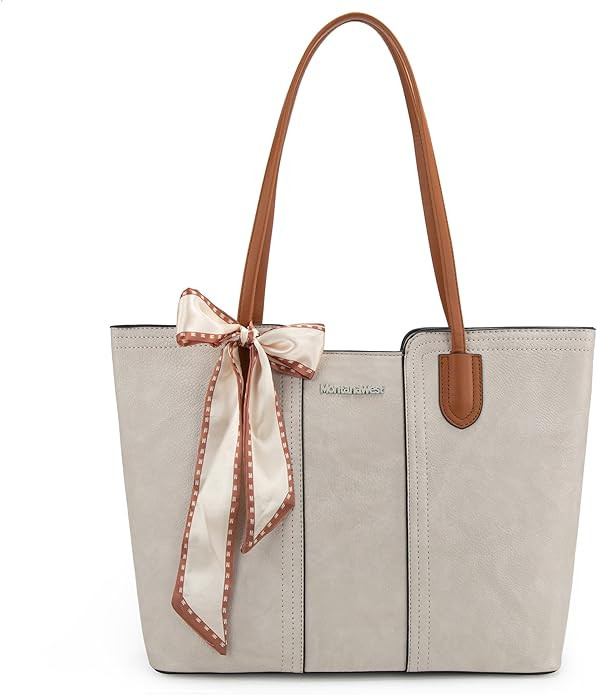 Montana West Tote Bags for Women Medium Top Handle Satchel Purses | Amazon (US)