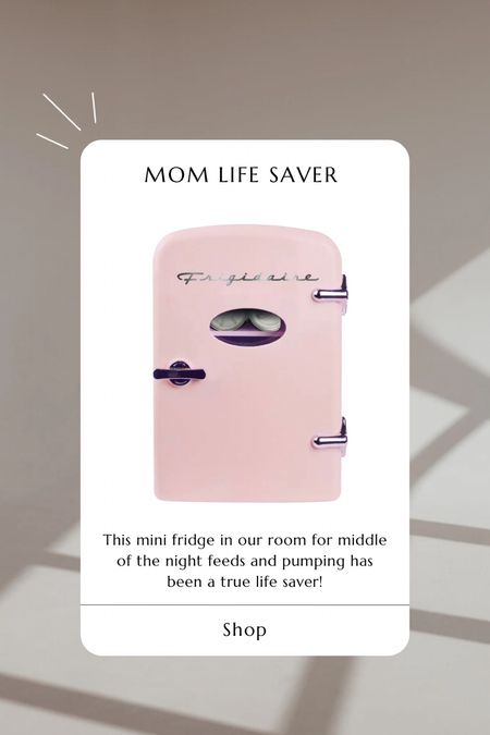 Middle of the night breast-feeding and pumping new mom lifesaver is this pink Frigidaire mini fridge!

#LTKGiftGuide #LTKbaby #LTKbump