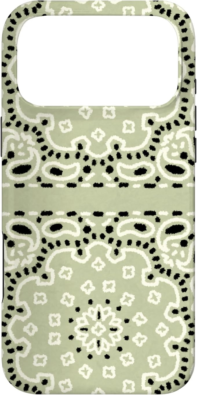 Green Bandana Print Case for iPhone 17 Pro Max | Amazon (US)
