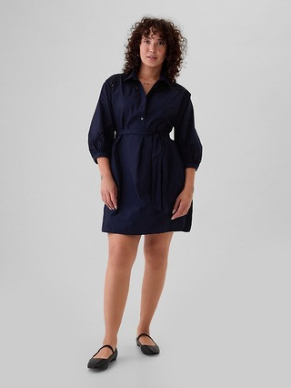 Eyelet Mini Shirtdress | Gap (US)