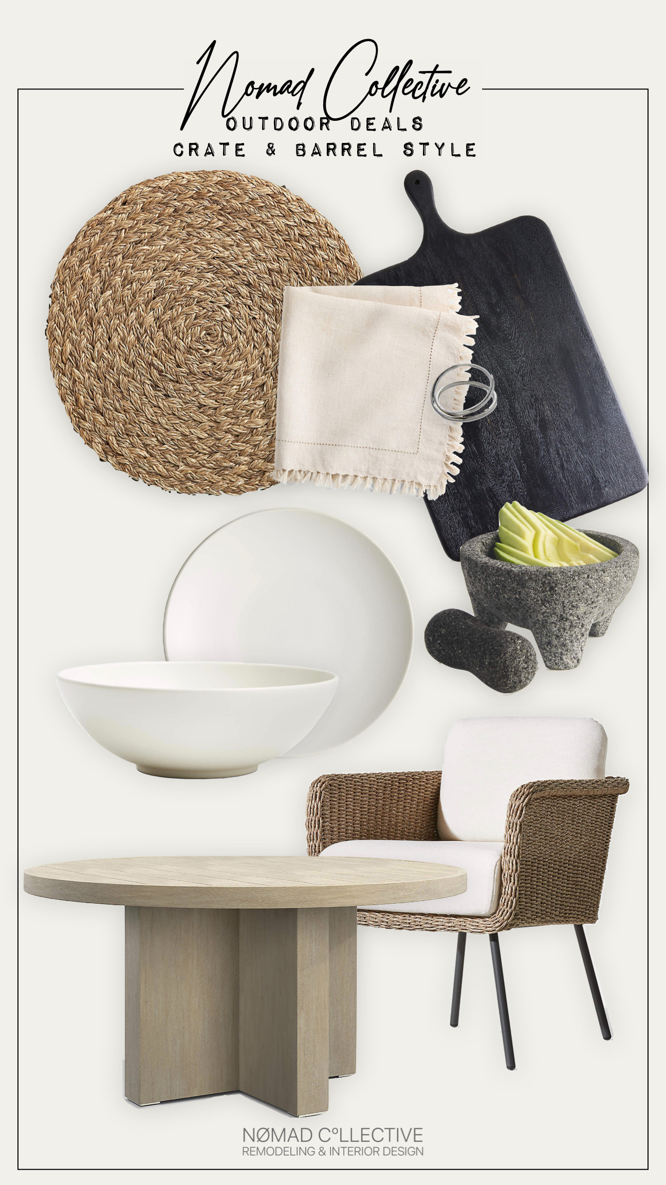 Crate & Barrel’s Memorial Day Sale offers up to 30% off select outdoor furniture, including dining sets, cushions, and umbrellas, as well as 20% off entertaining. It's the perfect time to elevate your outdoor dining experience with stylish and durable pieces. 

 #LTKSeasonal #LTKHome #LTKSaleAlert