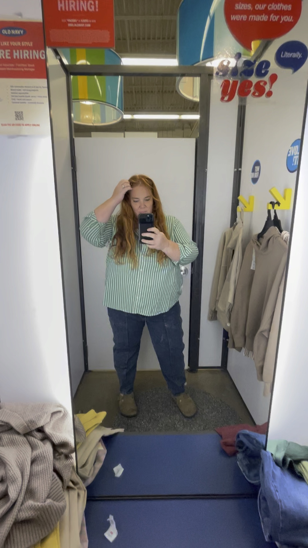 Button down (size up for oversized fit) and the best jeans! 

#oldnavy 



#LTKPlusSize #LTKStyleTip #LTKSaleAlert