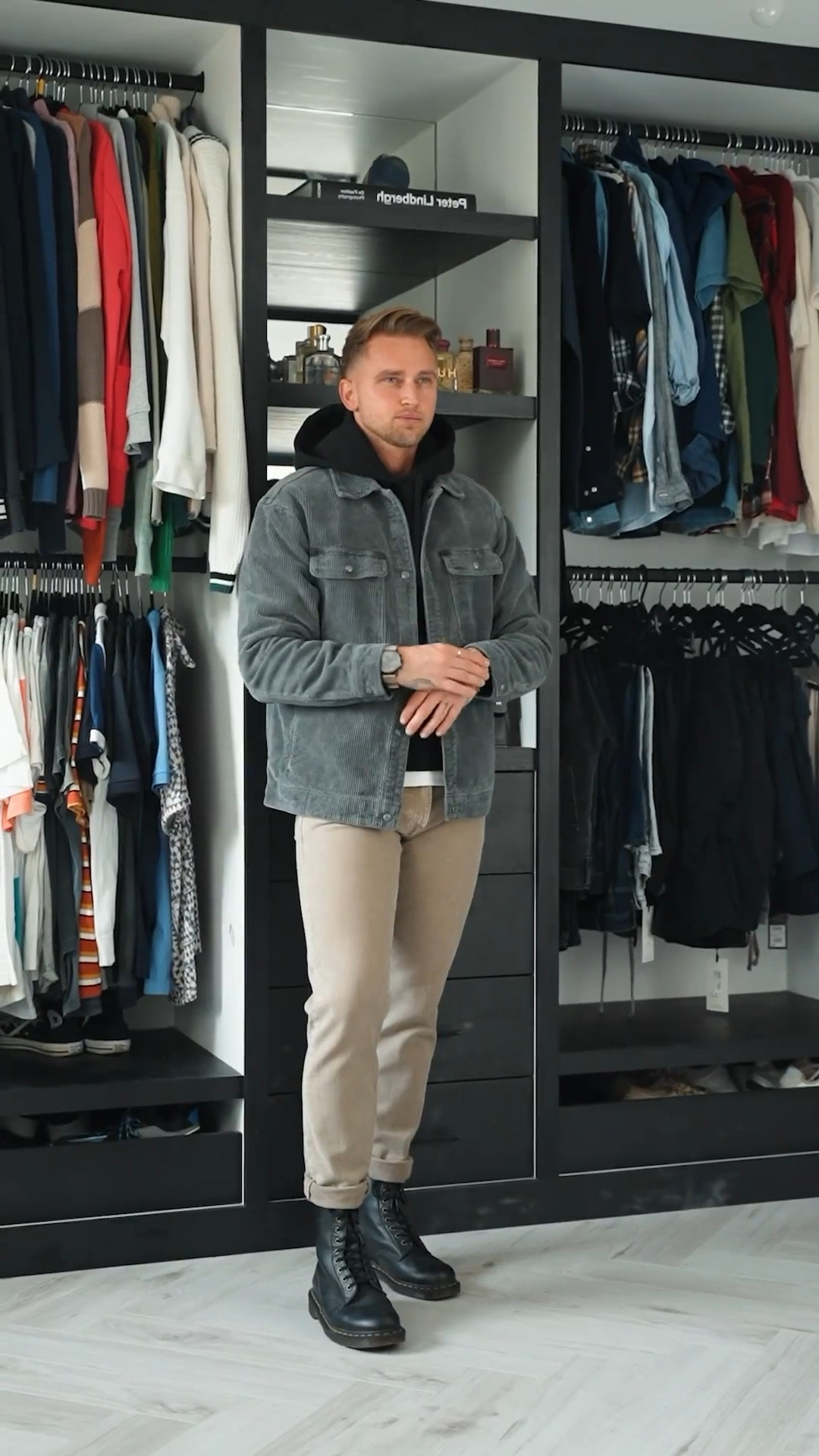 Men's outfit, men's fashion inspiration, All saints, Abercrombie, DM's, Victor & Rolf mens after shave, tan jeans, black hoodie, Dr Martens, cosy outfit, autumn winter style

#LTKmens #LTKeurope #LTKstyletip