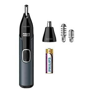 Philips Norelco Nose Trimmer 3000, For Nose, Ears and Eyebrows, Black, NT3600/42 | Amazon (US)