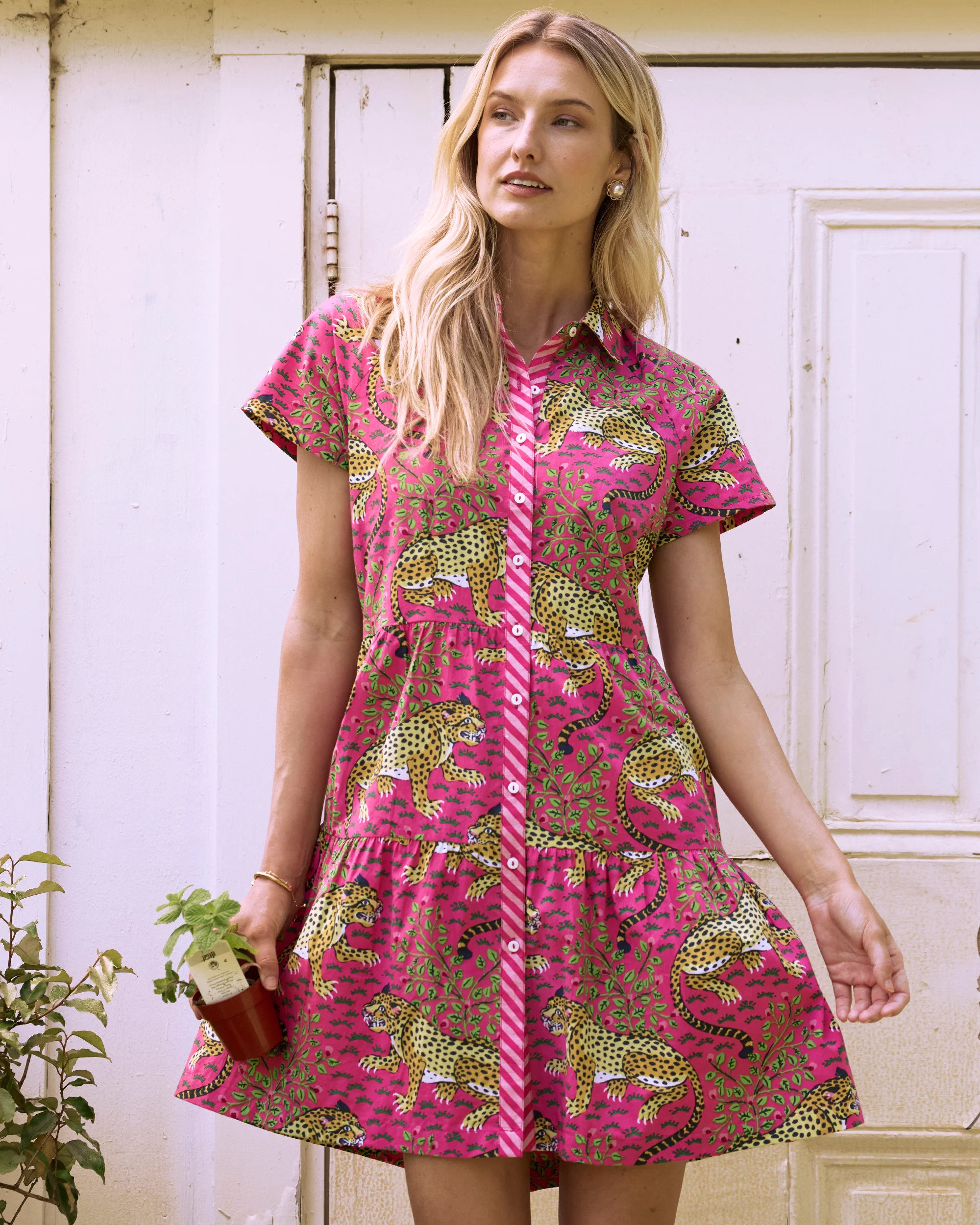Bagheera - Easy Elegance Dress - Hot Pink | Printfresh