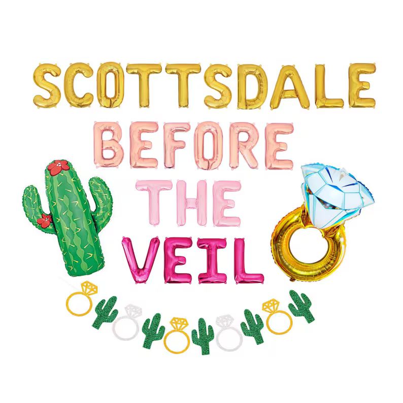 Scottsdale Bachelorette Party Decor Balloons AZ Bachelorette - Etsy | Etsy (US)