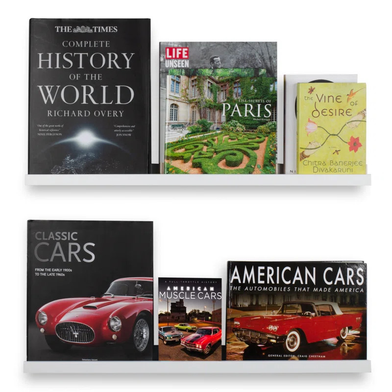 Turnerville 2 Piece Picture Ledge Wall Shelf (Set of 2) | Wayfair North America