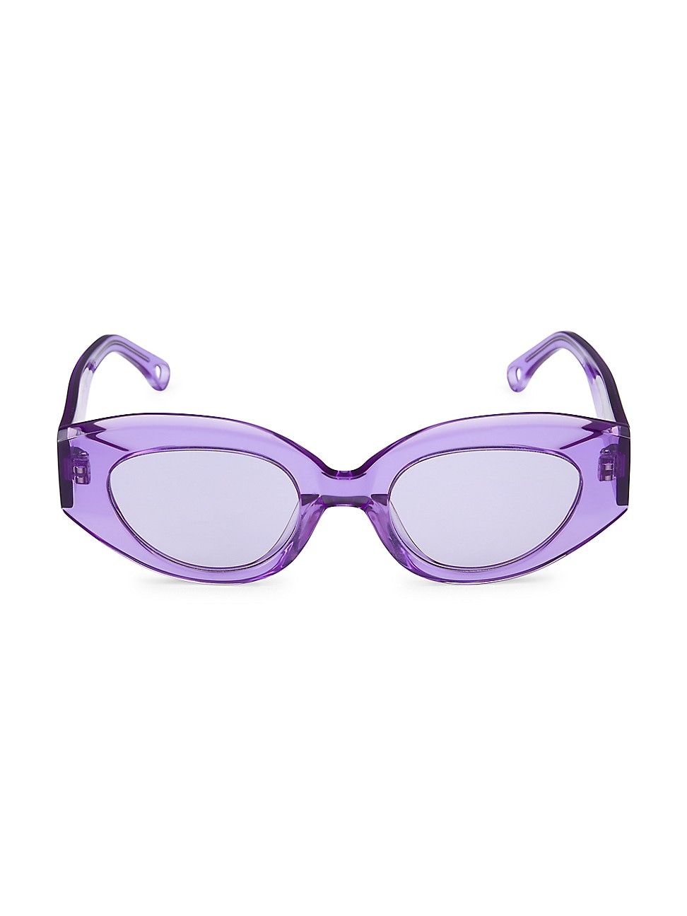 Women's Petra 47MM Cat Eye Sunglasses - Purple | Saks Fifth Avenue