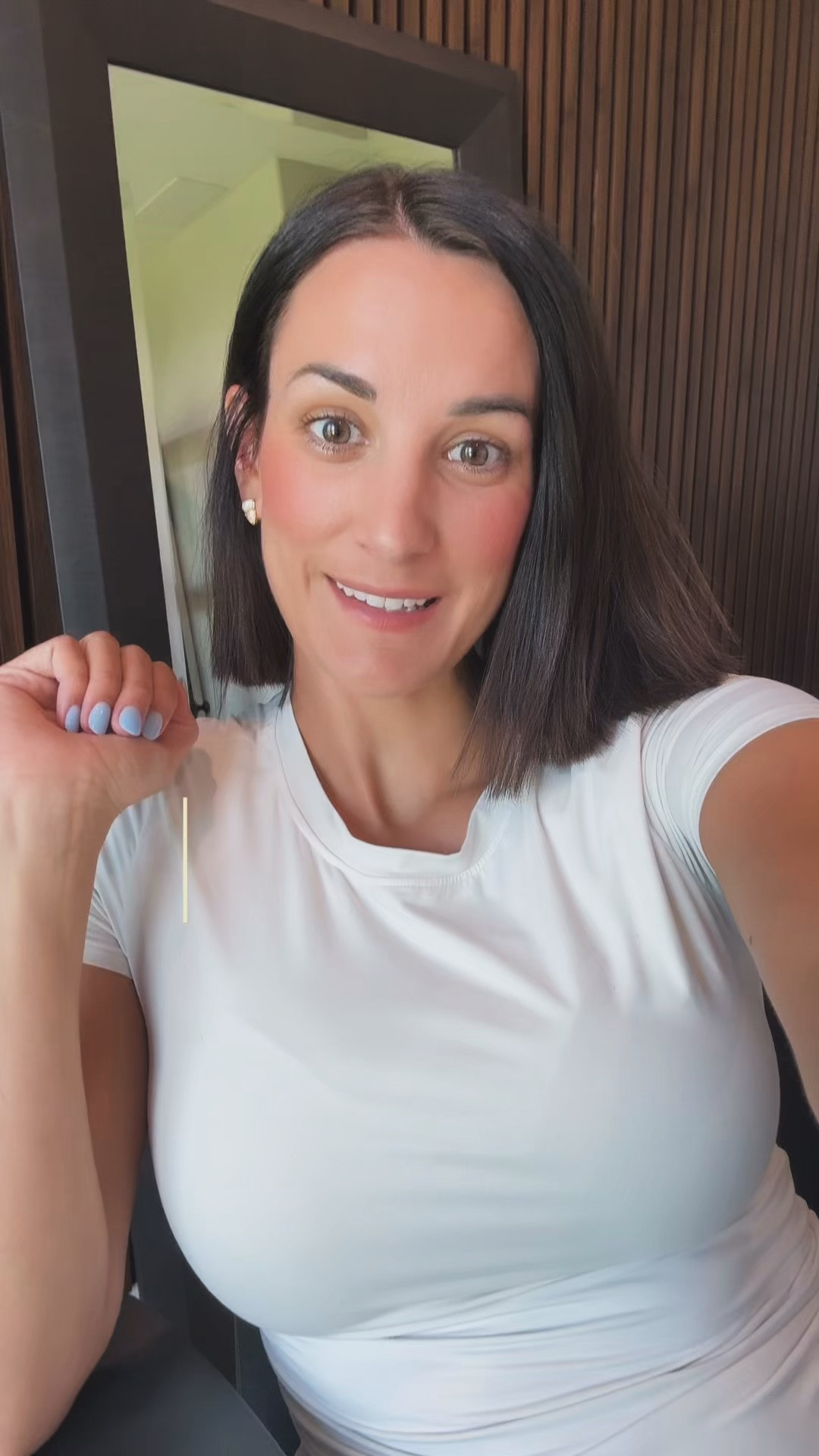 The best basic tee!! I’m wearing a size small. It is double lined and so flattering. The perfect staple item for your closet.

#LTKgrwm #LTKdayinmylife #LTKootd