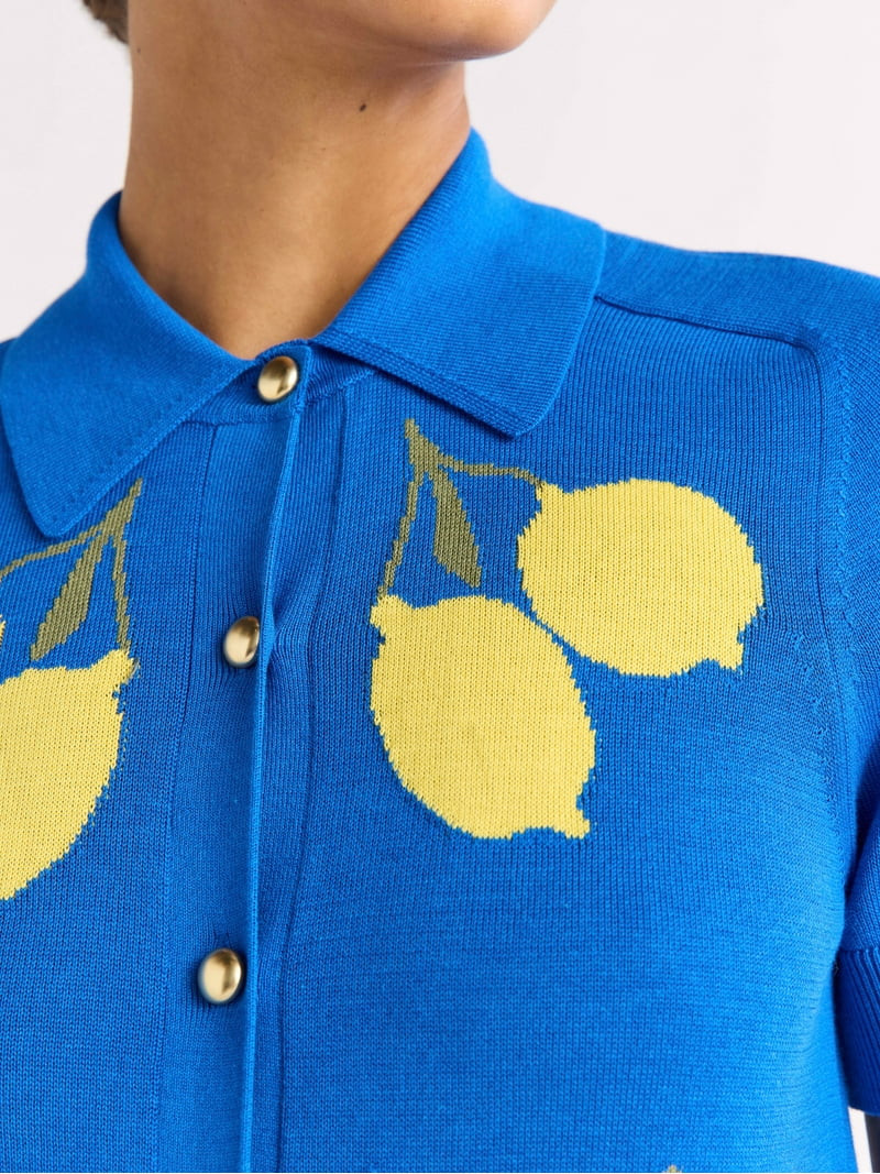 Free Assembly Women's Collared Cardigan Sweater with Short Sleeves, Lightweight, Sizes XS-XXL | Walmart (US)