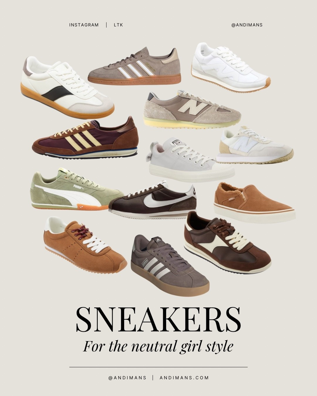 Fall and winter sneaker finds for the neutral girly!

#LTKActive #LTKSeasonal #LTKShoeCrush