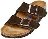 Birkenstock Unisex Arizona Mocha Suede Sandals - 40 M EU/9-9.5 B(M) US Women/7-7.5 B(M) US Men | Amazon (US)