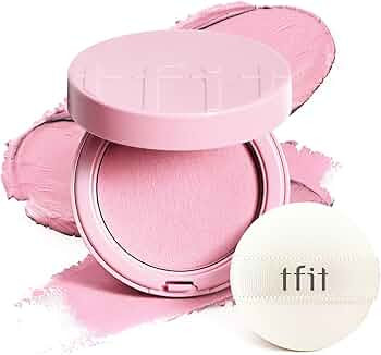 Fluffy Velvet Cushion Blush for Korean Dewy Glow | Buildable, Blendable Cream Texture | Mini Pink... | Amazon (US)