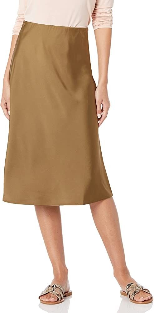 The Drop Women's Maya Silky Slip Skirt, Fall Fashion Amazon, Amazon Fall Fashion, Fall Skirt Outfit | Amazon (US)