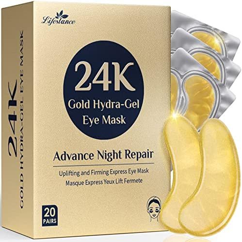 Lifestance Under Eye Patches, 24K Gold Collagen Under Eye Masks, Eye Gel Treatment Masks for Puff... | Amazon (CA)