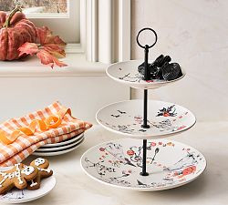 Doug & Friends Stoneware Tiered Stand | Pottery Barn (US)