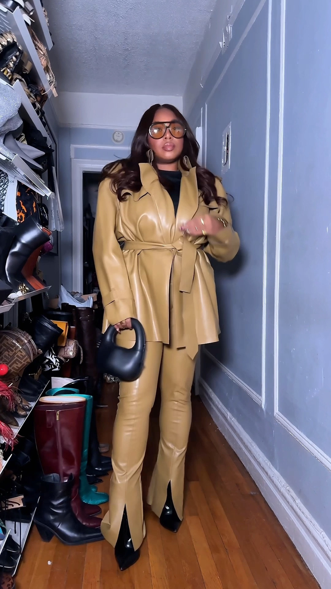 You call it leather. I call it armor.
This jacket is the definition of versatile power — strong enough to hold its own with matching pants, but structured enough to bring a feminine edge to tailored trousers. It shapes the body, sharpens the fit, and softens the attitude all at once. Proof that strength and style can coexist beautifully.

Style tip: Leather instantly elevates even the most casual outfit. Pair it with polished pieces to balance the edge and let the texture do the talking.

Shop the exact pieces or similar ones below.

#LTKWorkwear #LTKSeasonal #LTKFindsUnder100