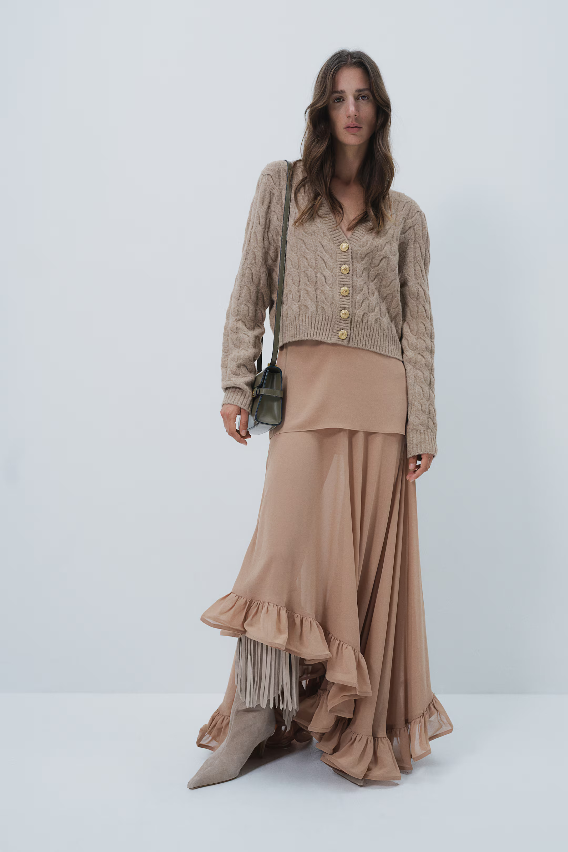 Cardigan mit Zopfmuster | H&M (DE, AT, CH, NL, FI)