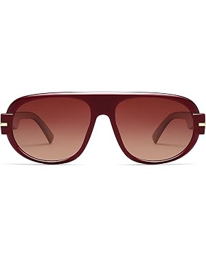 VANLINKER Retro 70s Aviator Sunglasses for Men Women Vintage Polarized Square Aviators VL9841 | Amazon (US)