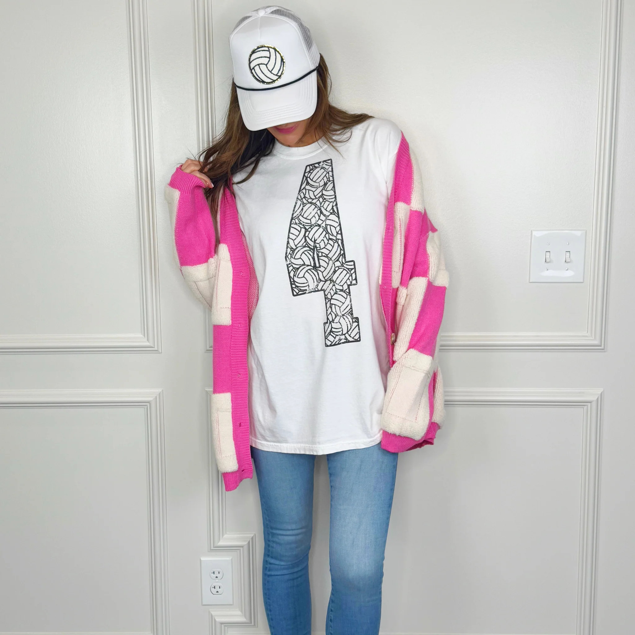 Custom Volleyball Number Tee | Poppy & Pine