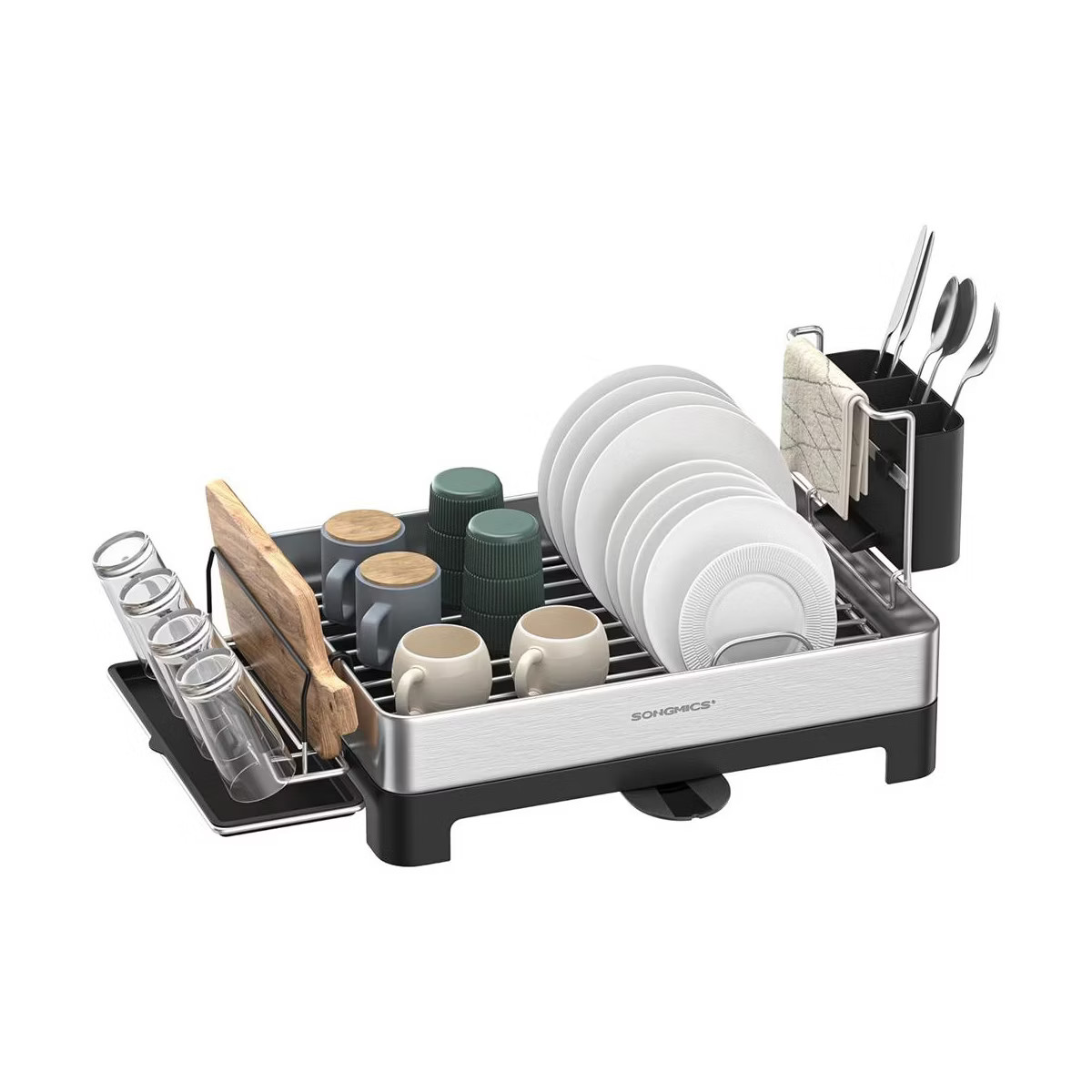 SONGMICS Stainless Steel Dish Drying Rack, Dish Drainers for Kitchen Counter | Target