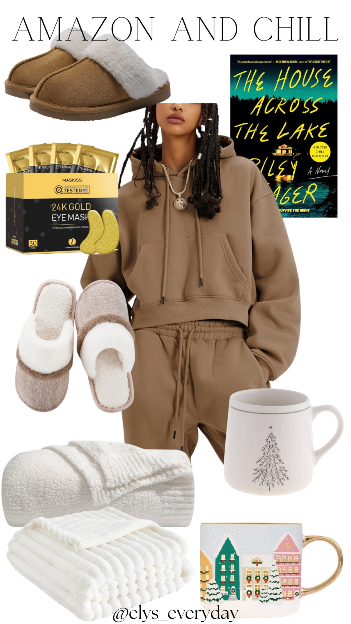 Amazon, lounge wear, sweats, sweatpants, sweatshirt, slippers, shoes, book, read, eye mask, beauty, mug, cup, coffee, blanket, blankets 

#LTKGiftGuide #LTKHoliday #LTKFindsUnder100
