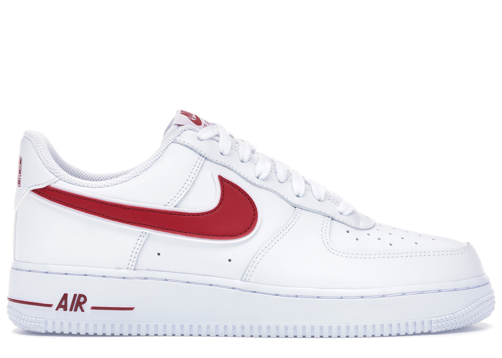 Men's Nike Air Force 1 Low Sneakers in White/Gym Red | StockX