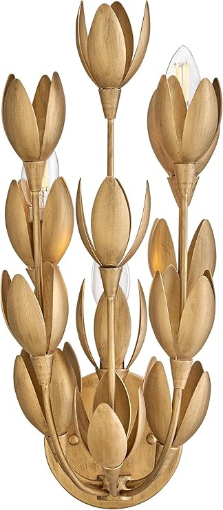 Hinkley Flora Large Sconce, Burnished Gold | Amazon (US)