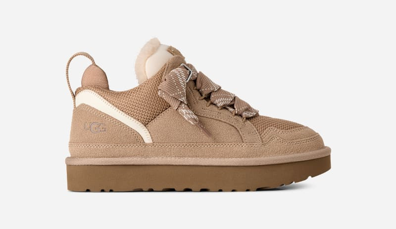 UGG® Women's Lowmel Canvas/Suede/Recycled Materials Shoes in Sand, Size 11 | UGG (US)