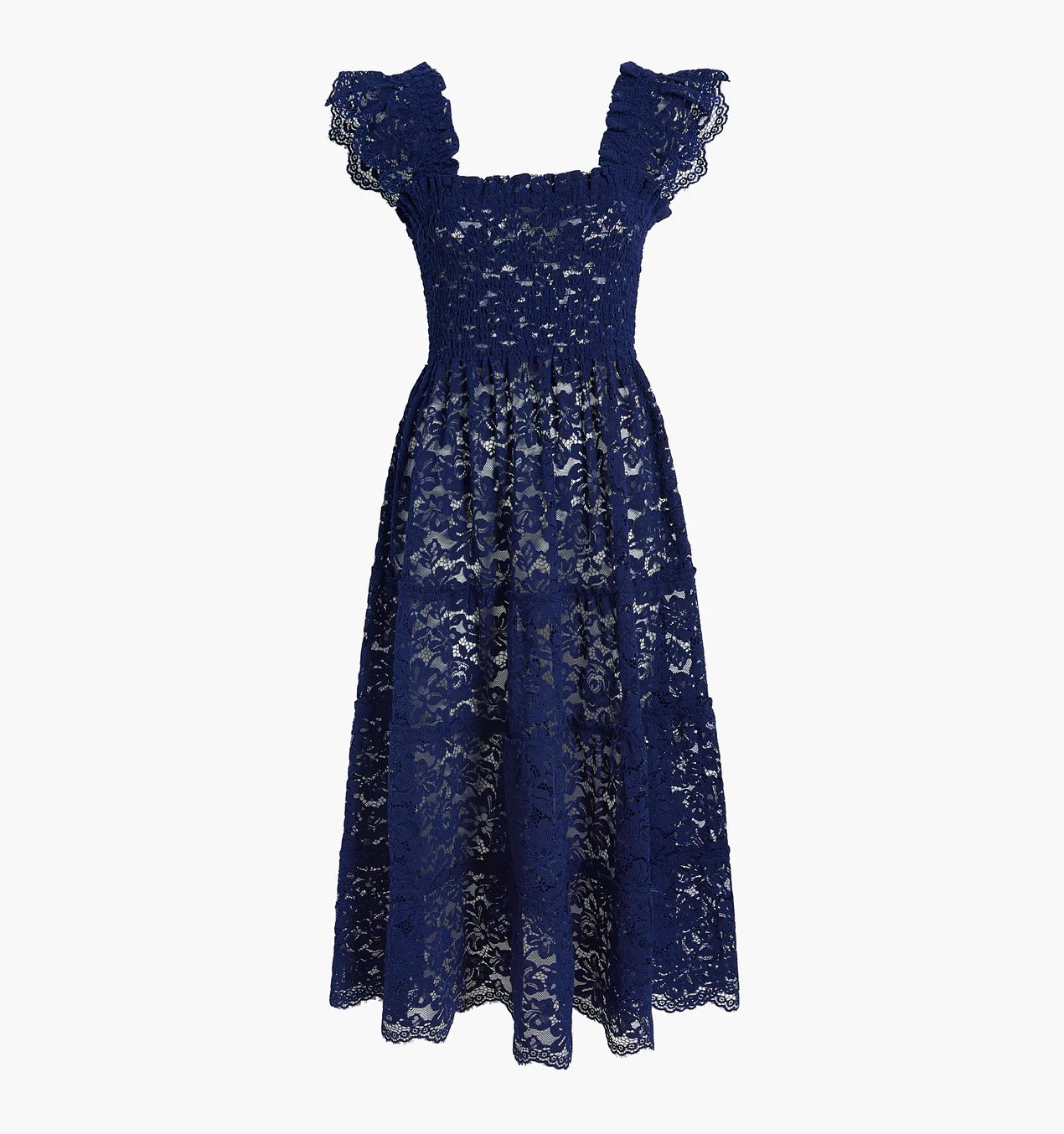 The Lace Ellie Nap Dress - Navy Lace | Hill House Home
