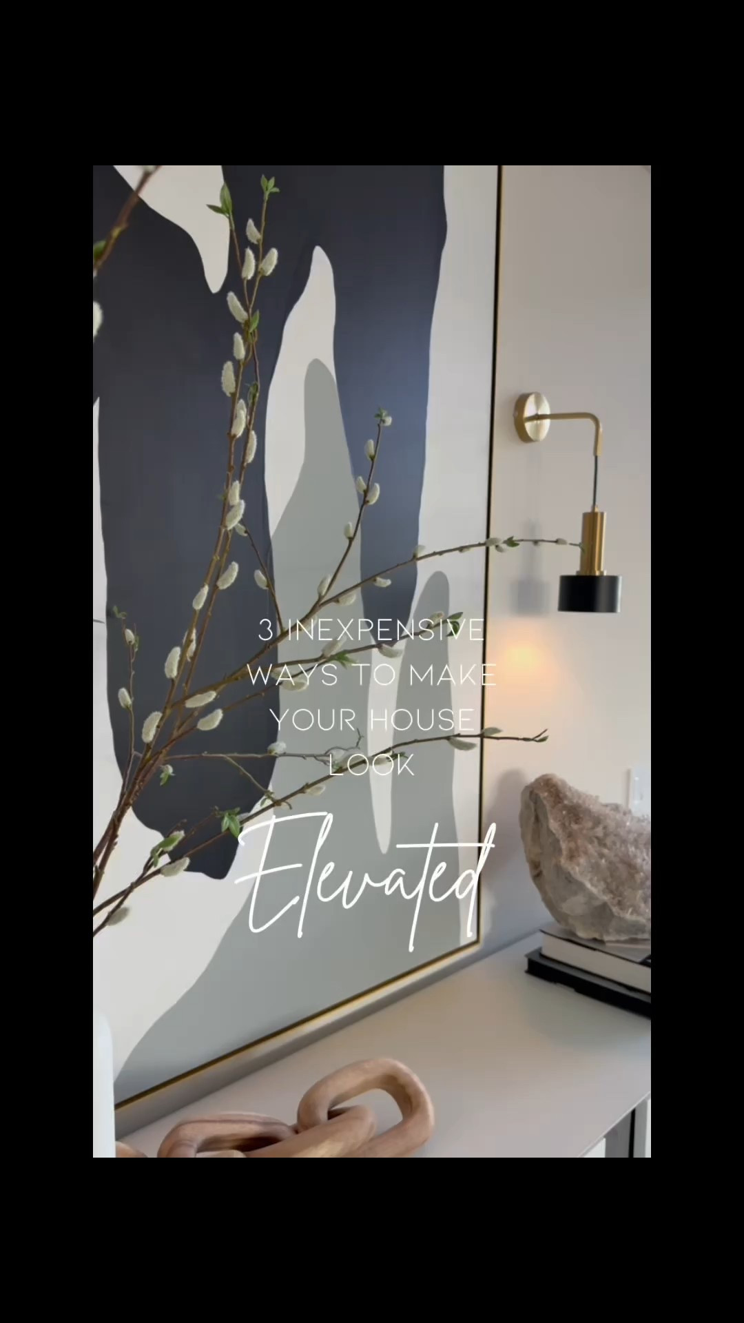 ✨✨✨ Want your home to feel effortlessly elevated without breaking the bank?  Stick to these three game-changers: art, books, and plants—but make sure they’re the right size!

▪️Art: Go BIG! A well-sized piece makes a statement and feels high-end. Don’t have the budget? Make your own like I did!
▪️Books: Stack them intentionally for a curated, designer look. 
▪️Plants: Scale matters! Tall plants add drama, while small ones create balance.

✨✨✨ Luxury isn’t about spending more—it’s about styling smarter. 

#AffordableLuxury #HomeDesignTips #ElevatedLiving”

#LTKStyleTip #LTKWatchNow #LTKHome