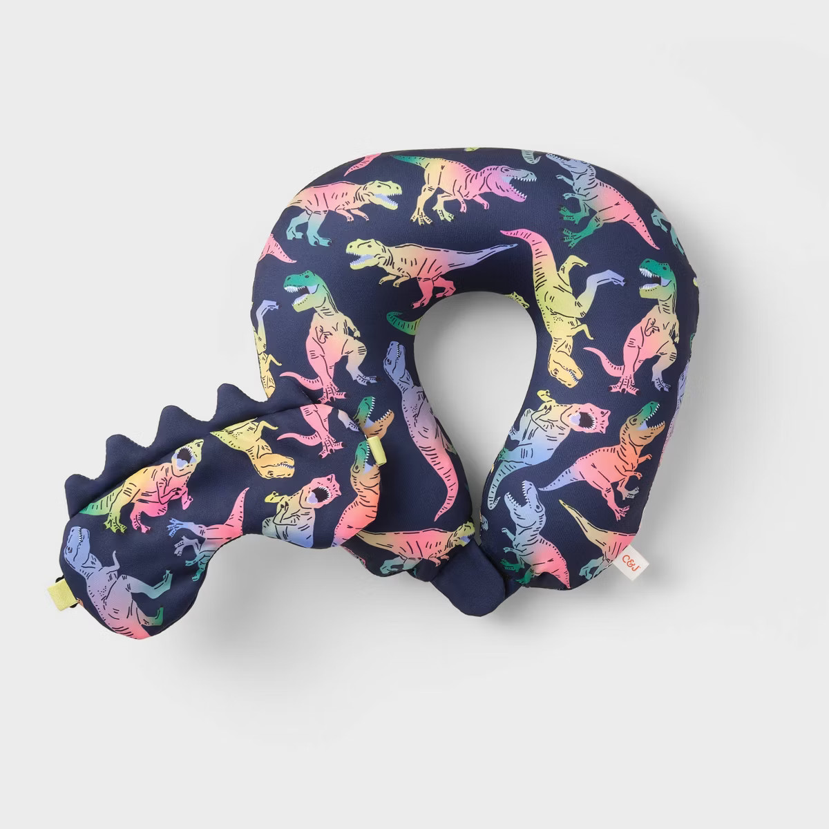 Kids' Neck Pillow and Eye mask Set Dino - Cat & Jack™️ | Target