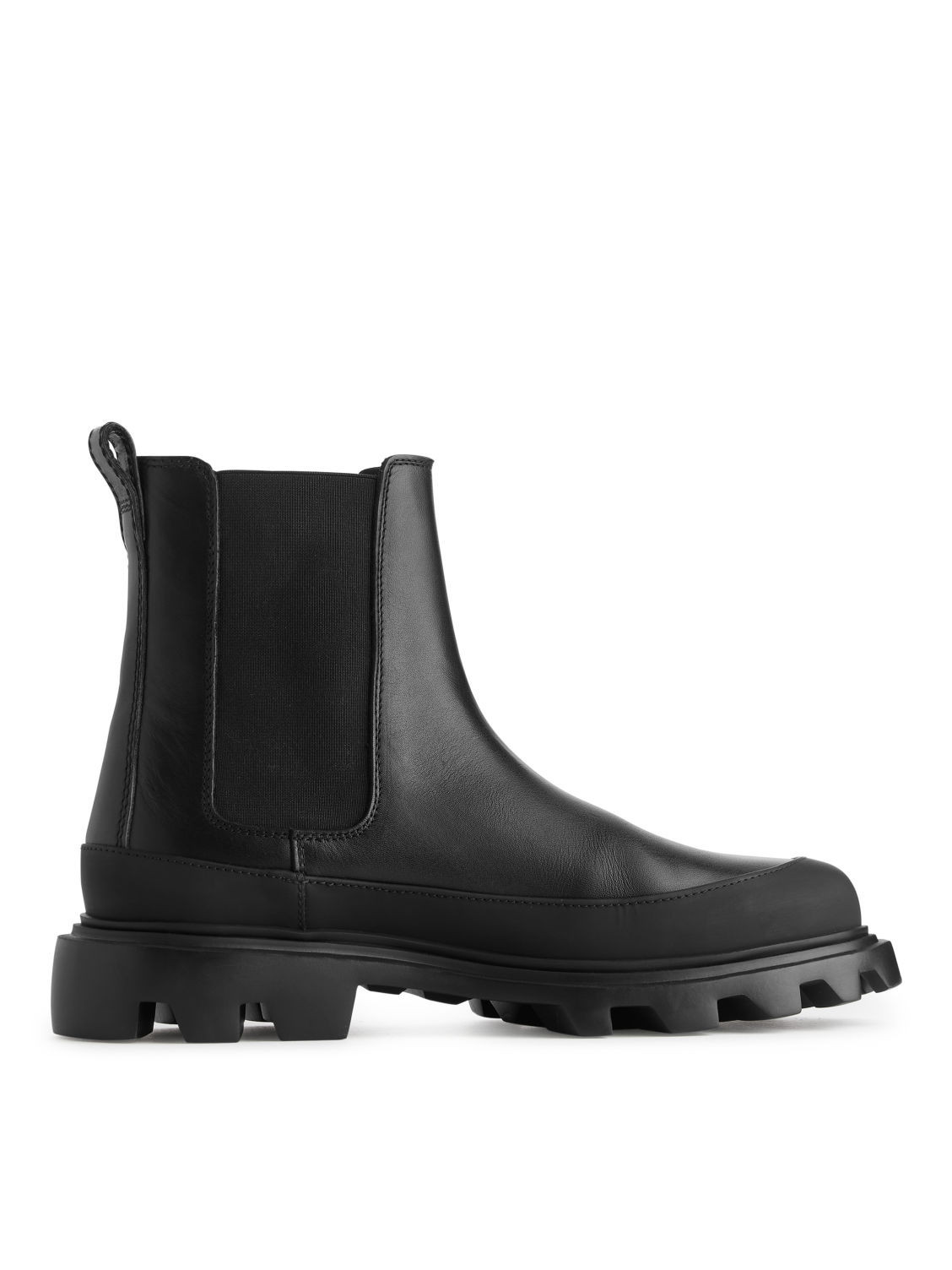 Chunky Mudguard Chelsea Boots - Black | ARKET (US&UK)