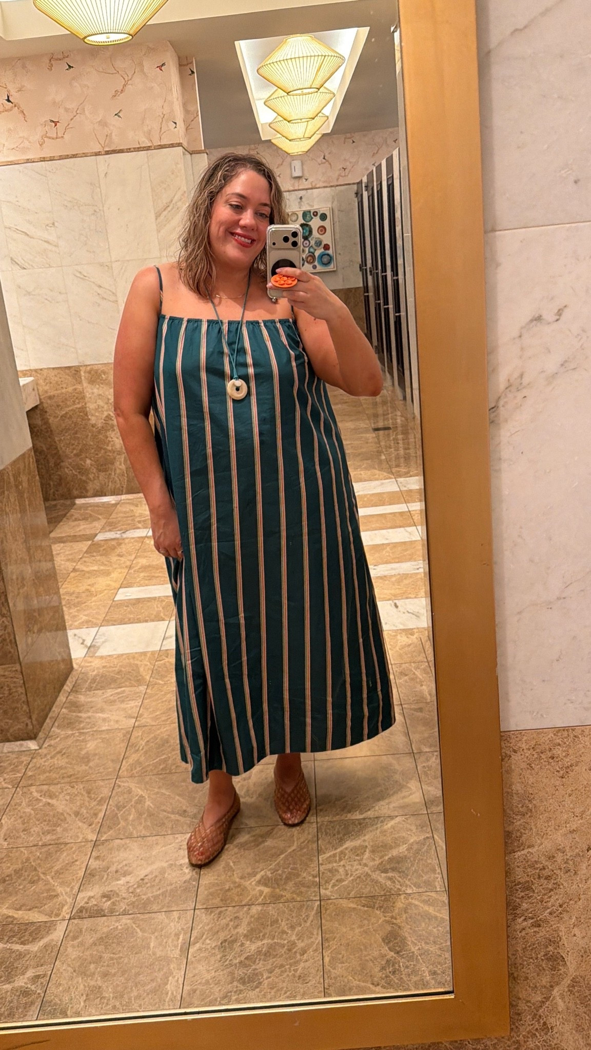 I love this @Madewell x@Shopbop dress. It's similar to one I had last year and loved taking on trips where I'll be walking a lot or it's just so hot I can't even think about having a bra on or clothes touching me. It's an easy outfit. I'm an 18/20 and wearing XXL. 

Shoes are the Dolce Vita jellies in mocha. Love these. There so comfortable and surprisingly supportive. Add a little flair to your outfit. I wear a size 12 so I have to wear dolce vita, but Amazon has a similar version my friend has and she said they're so comfortable, too. 

Necklace is Mister B fling shot. Sold out, but worth the pre order because it's adjustable, light weight and easy to make a statement.

#LTKxMadewell #LTKPlusSize #LTKMidsize
