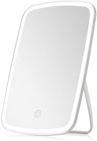Amazon.com - Makeup Mirror Touch Screen Vanity Mirror with LED Brightness Adjustable Portable USB... | Amazon (US)