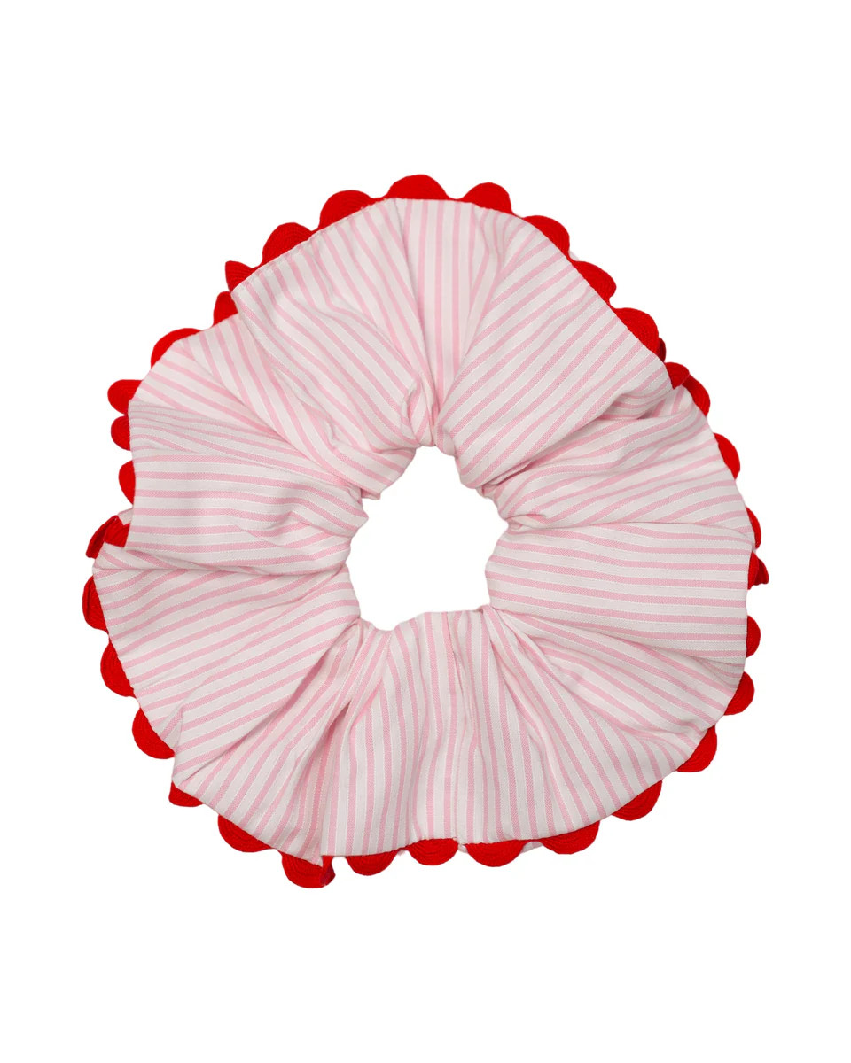 Sophie Scrunchie in pink stripe | Elizabeth Wilson Designs