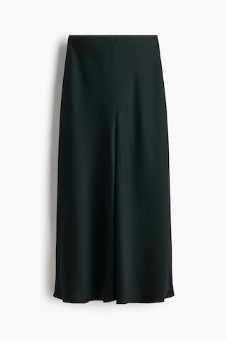 H & M - Satin Maxi Skirt - Green | H&M (US + CA)