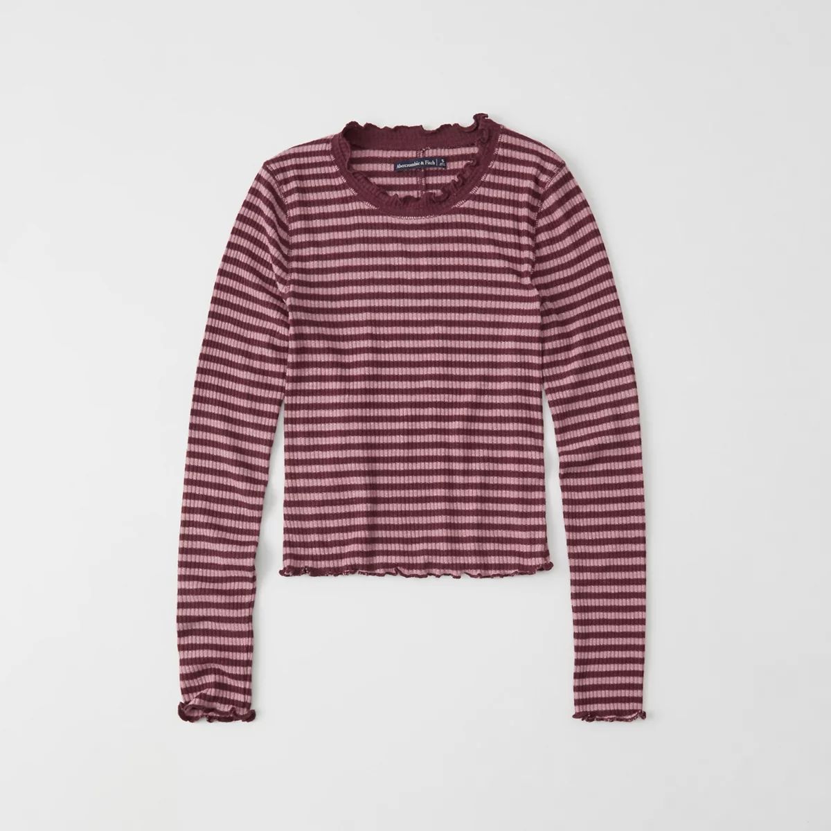 Slim Ribbed Tee | Abercrombie & Fitch US & UK