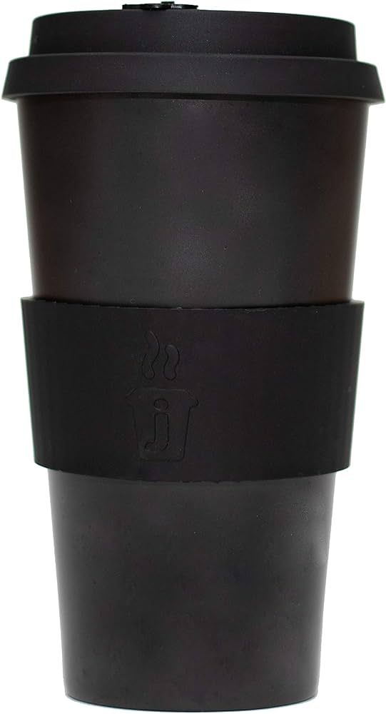 Sustainable Reusable Coffee Cup for Travel To Go 12oz | Takeaway Mug with Lid & Spill Stopper | P... | Amazon (US)