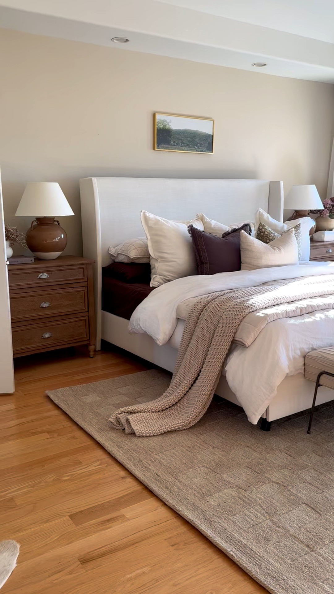 Bedroom views! Loving this neutral, wool rug here so much! 

#LTKHome #LTKSaleAlert #LTKSeasonal