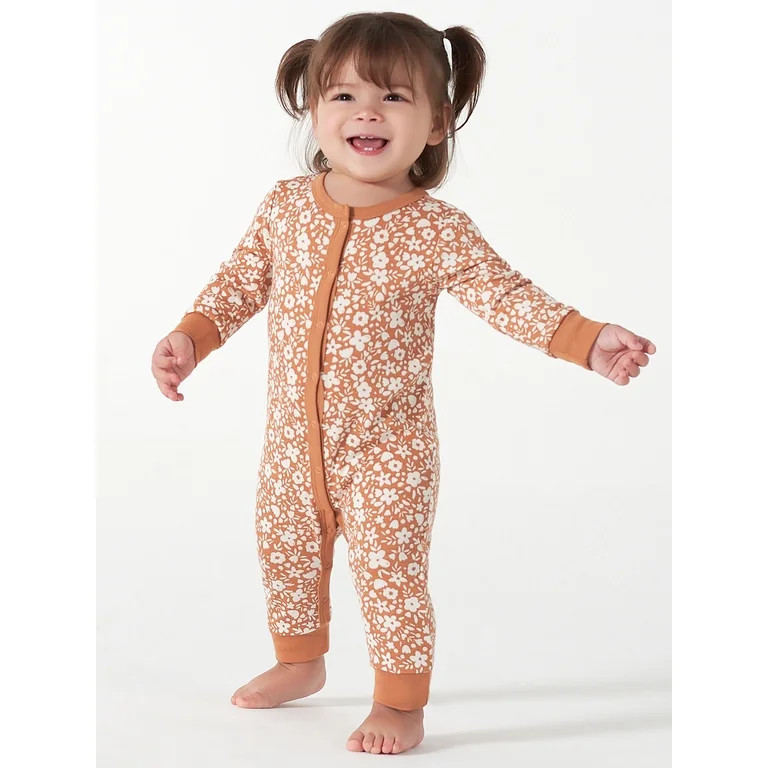 Modern Moments by Gerber Baby Boy or Girl Unisex Long Sleeve Coverall (Newborn - 12 Months) | Walmart (US)