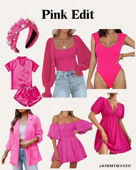 Pink edit 

Barbie core, Amazon fashion, outfit inspo, girly aesthetic 

#LTKworkwear #LTKstyletip #LTKFind
